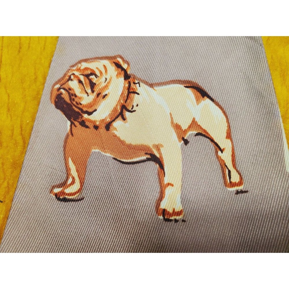 1940s 1950s ~MACK TRUCKS BULLDOG VINTAGE TIE ~ RAT ROD SPACE AGE ROCKABILLY ~51"